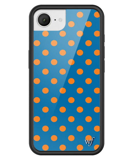 Polka Dot | Blue and Orange iPhone Case