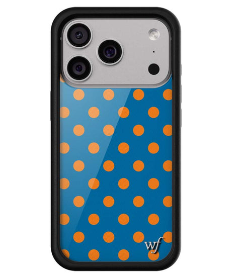 Polka Dot | Blue and Orange iPhone Case