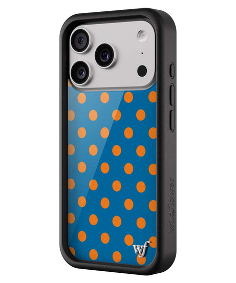 Polka Dot | Blue and Orange iPhone Case
