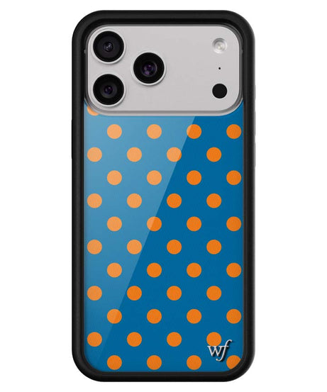 Polka Dot | Blue and Orange iPhone Case