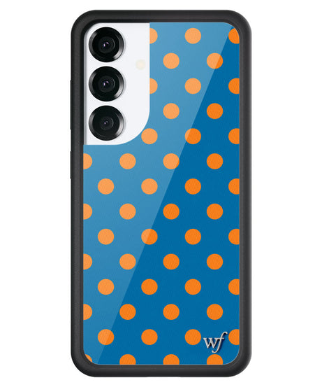 Polka Dot | Blue and Orange Samsung Galaxy Case