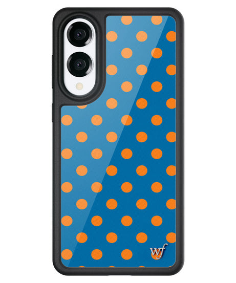 Polka Dot | Blue and Orange Samsung Galaxy Case