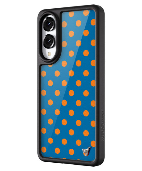 Polka Dot | Blue and Orange Samsung Galaxy Case