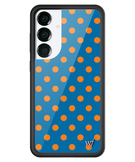 Polka Dot | Blue and Orange Samsung Galaxy Case