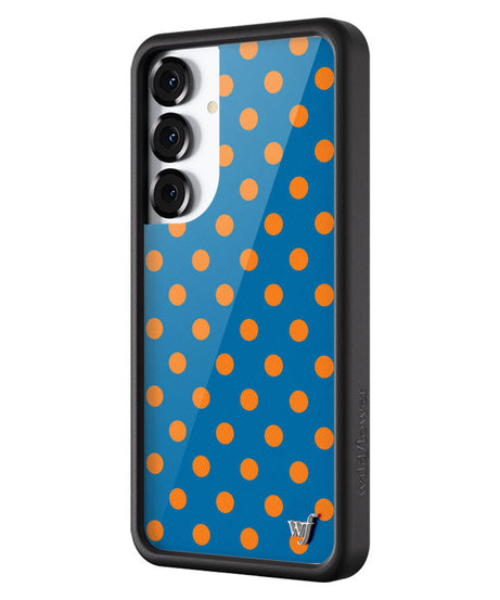 Polka Dot | Blue and Orange Samsung Galaxy Case