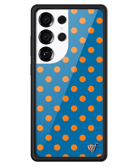 Polka Dot | Blue and Orange Samsung Galaxy Case