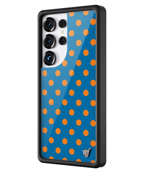 Polka Dot | Blue and Orange Samsung Galaxy Case