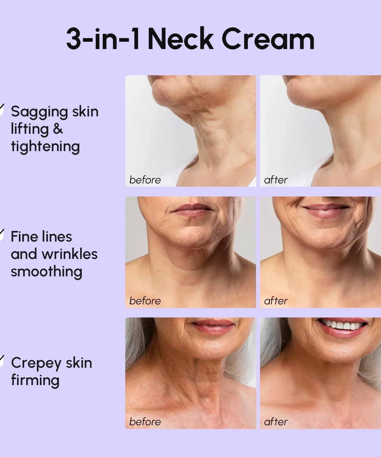 Pro-Retinol Neck Lifting Cream Massager