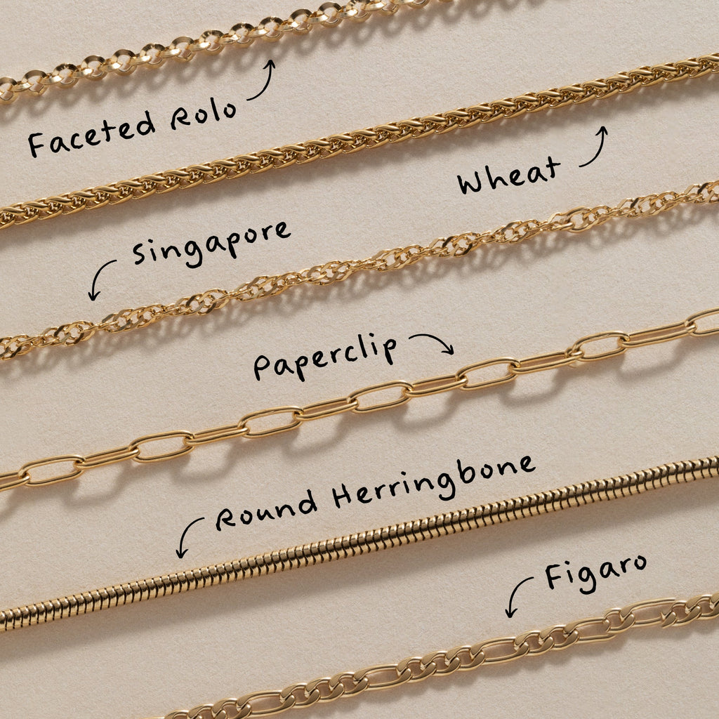 Singapore Chain Charm & Layering Necklace