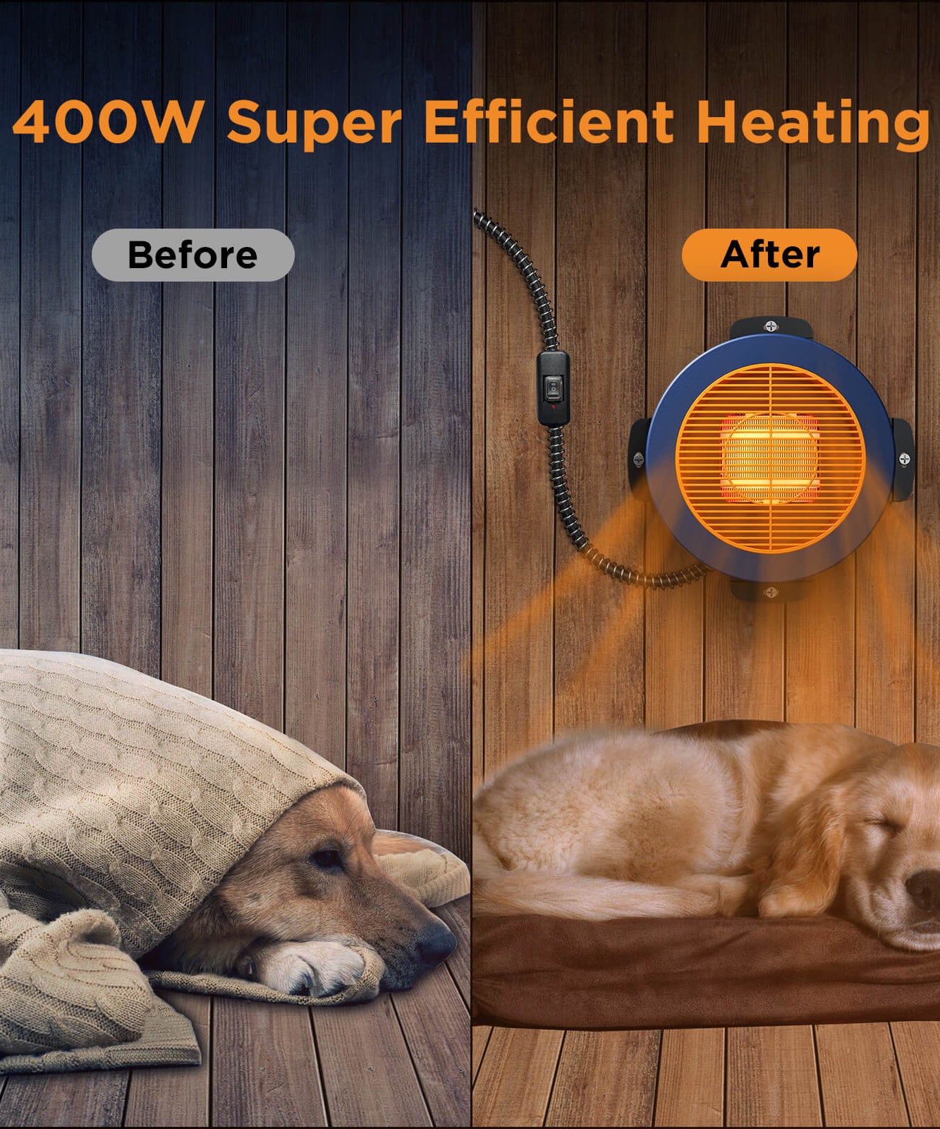(Open Box) Neighborhood DH400A Dog House Heater