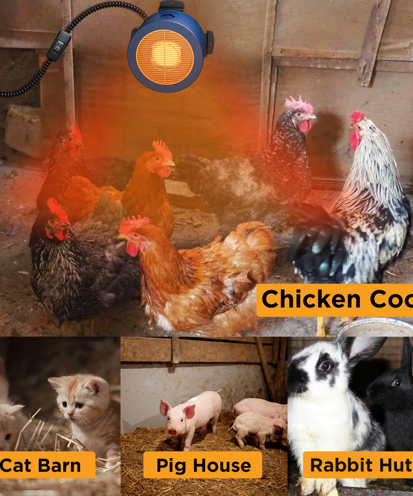 (Open Box) Neighborhood DH400A Dog House Heater