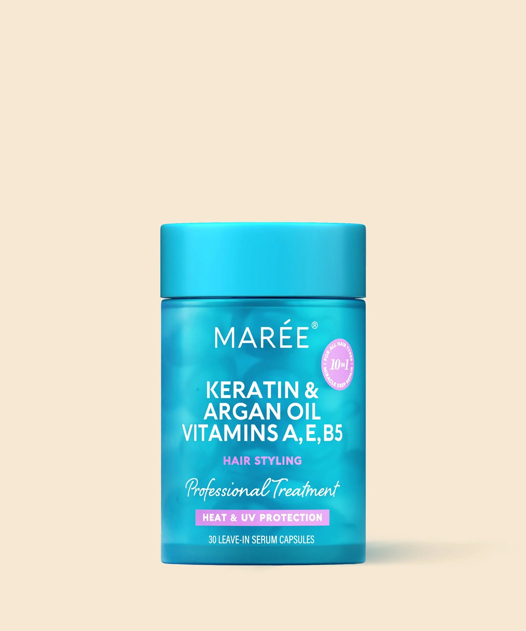 Keratin Oil Capsules for Frizz Control