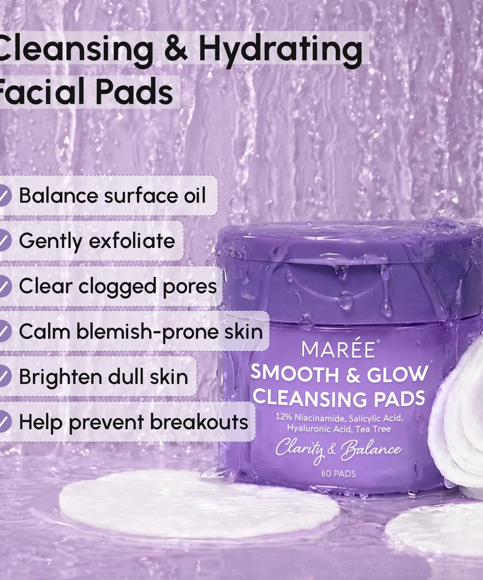 12% Niacinamide Smooth & Glow Pads