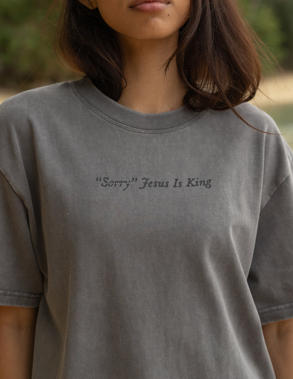 Not Sorry Jesus Is King Heavyweight Tee