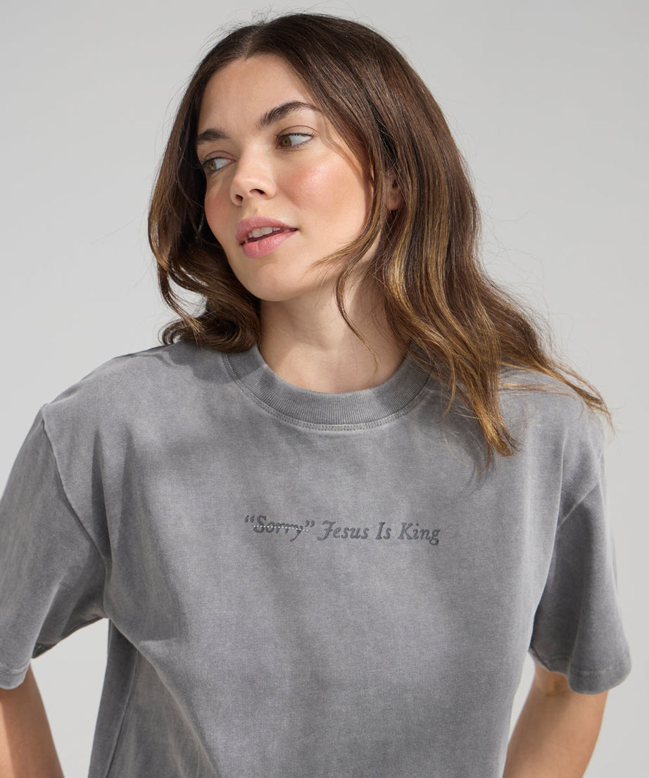 Not Sorry Jesus Is King Heavyweight Tee