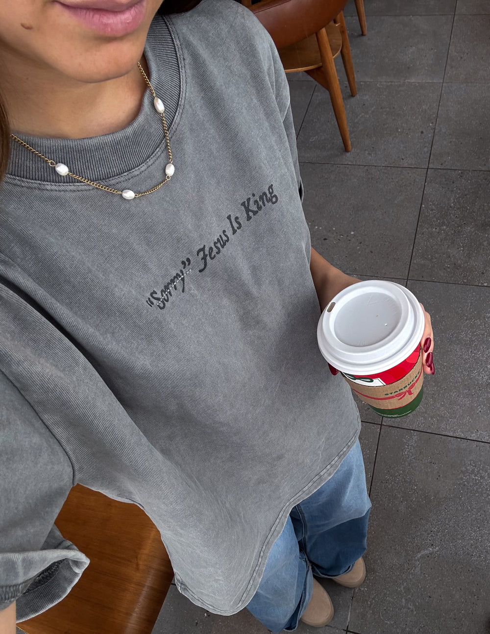 Not Sorry Jesus Is King Heavyweight Tee
