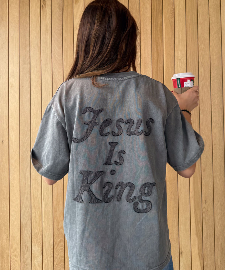 Not Sorry Jesus Is King Heavyweight Tee