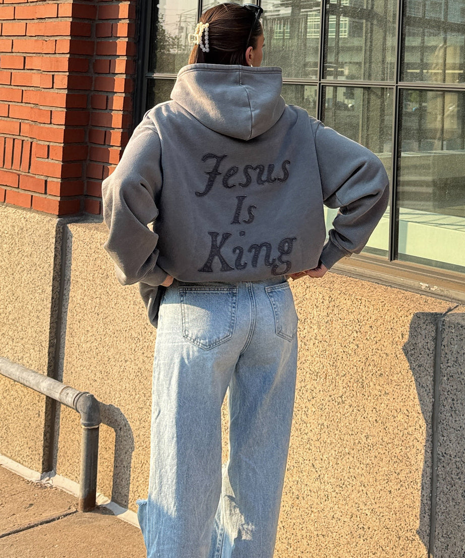 Not Sorry Jesus Is King Unisex Hoodie