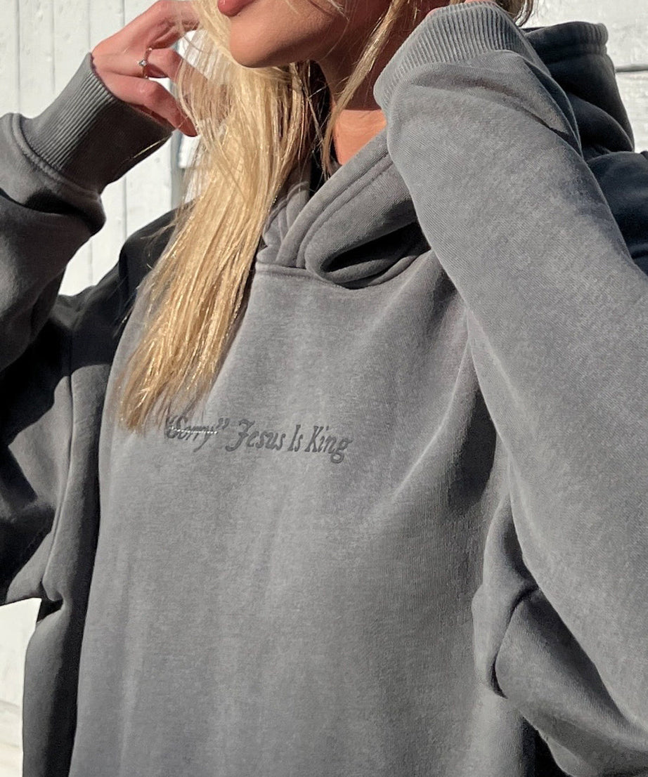 Not Sorry Jesus Is King Unisex Hoodie