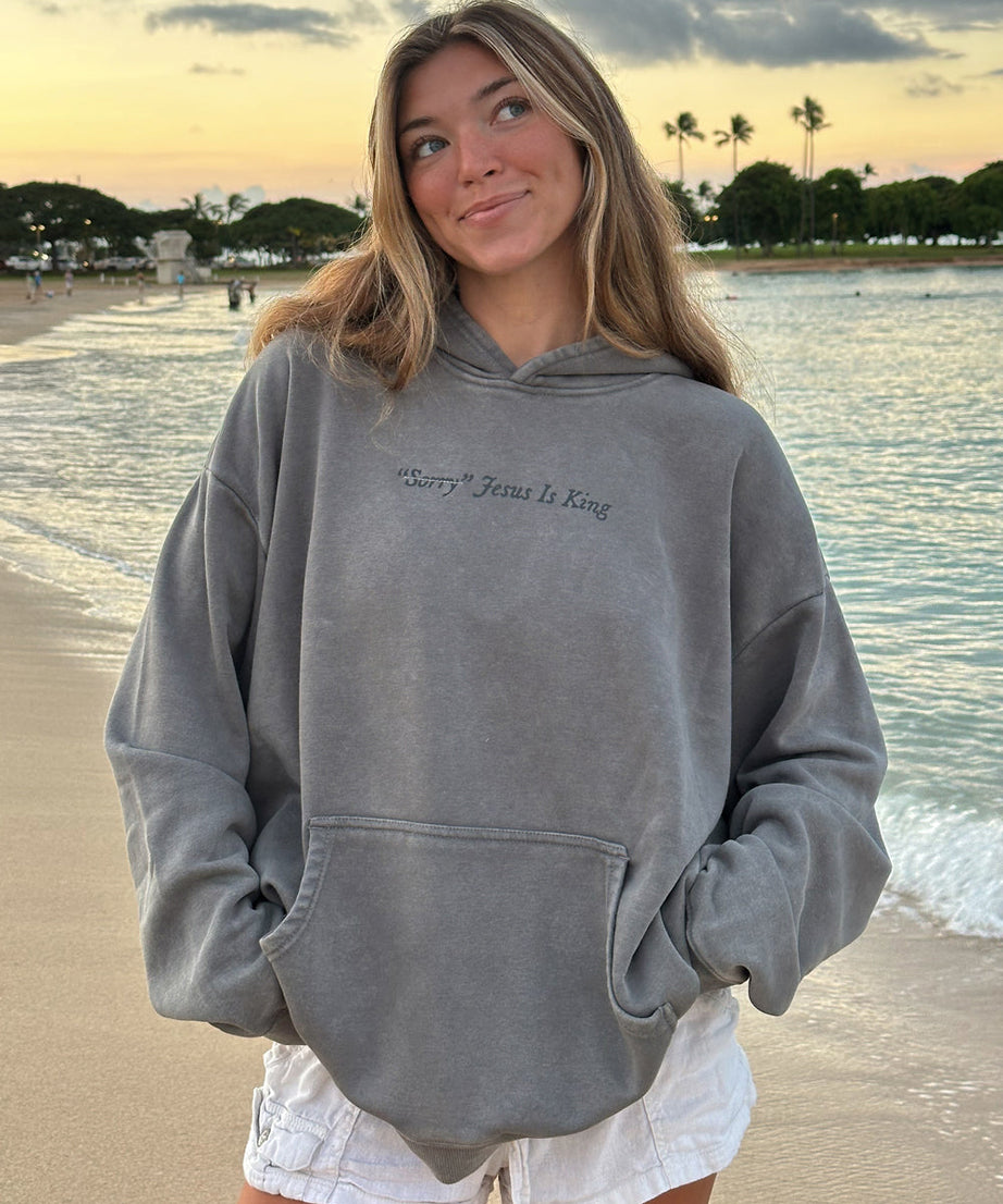 Not Sorry Jesus Is King Unisex Hoodie