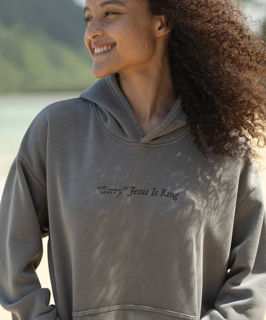 Not Sorry Jesus Is King Unisex Hoodie