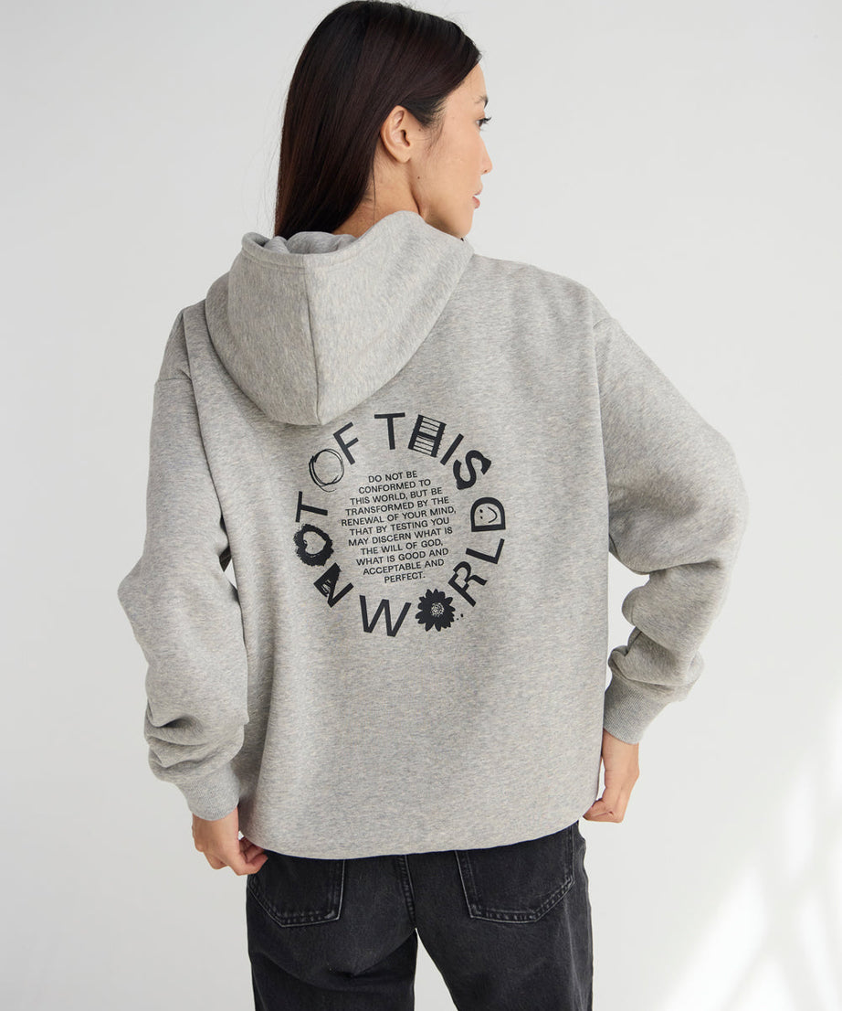 Not of This World Beige Unisex Hoodie