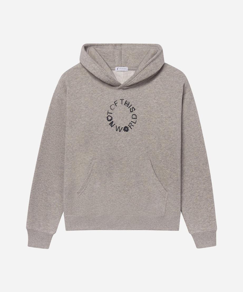 Not of This World Beige Unisex Hoodie