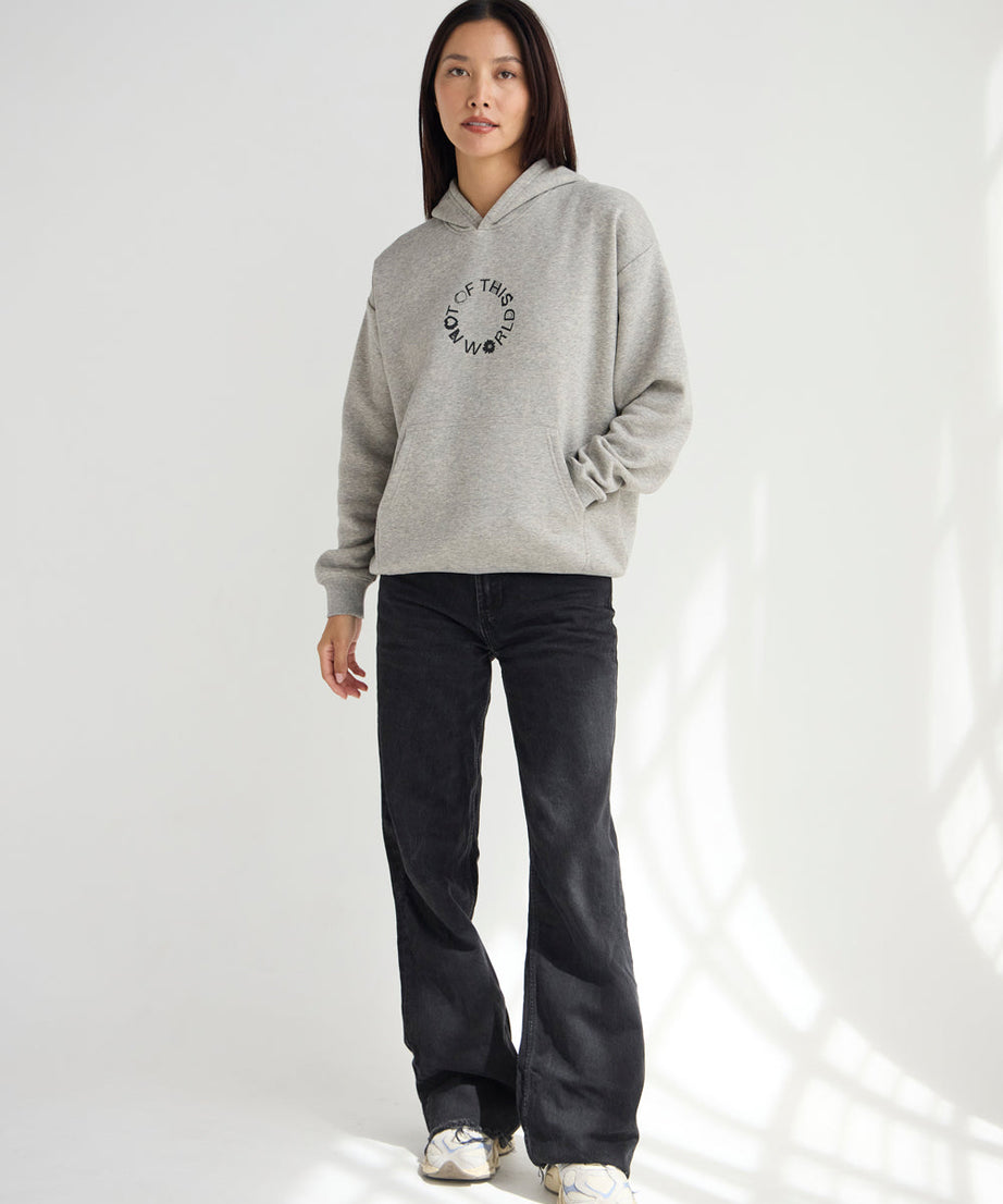 Not of This World Beige Unisex Hoodie