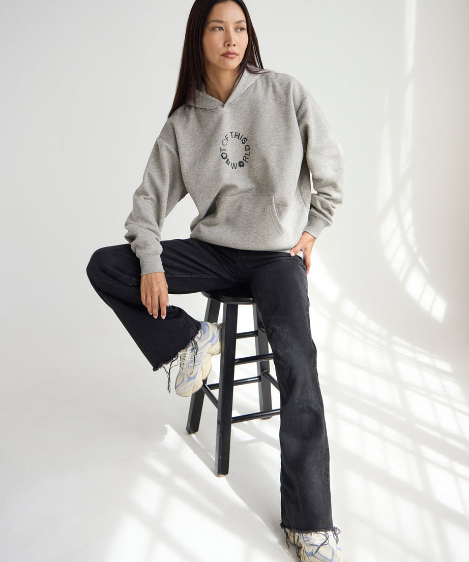 Not of This World Beige Unisex Hoodie