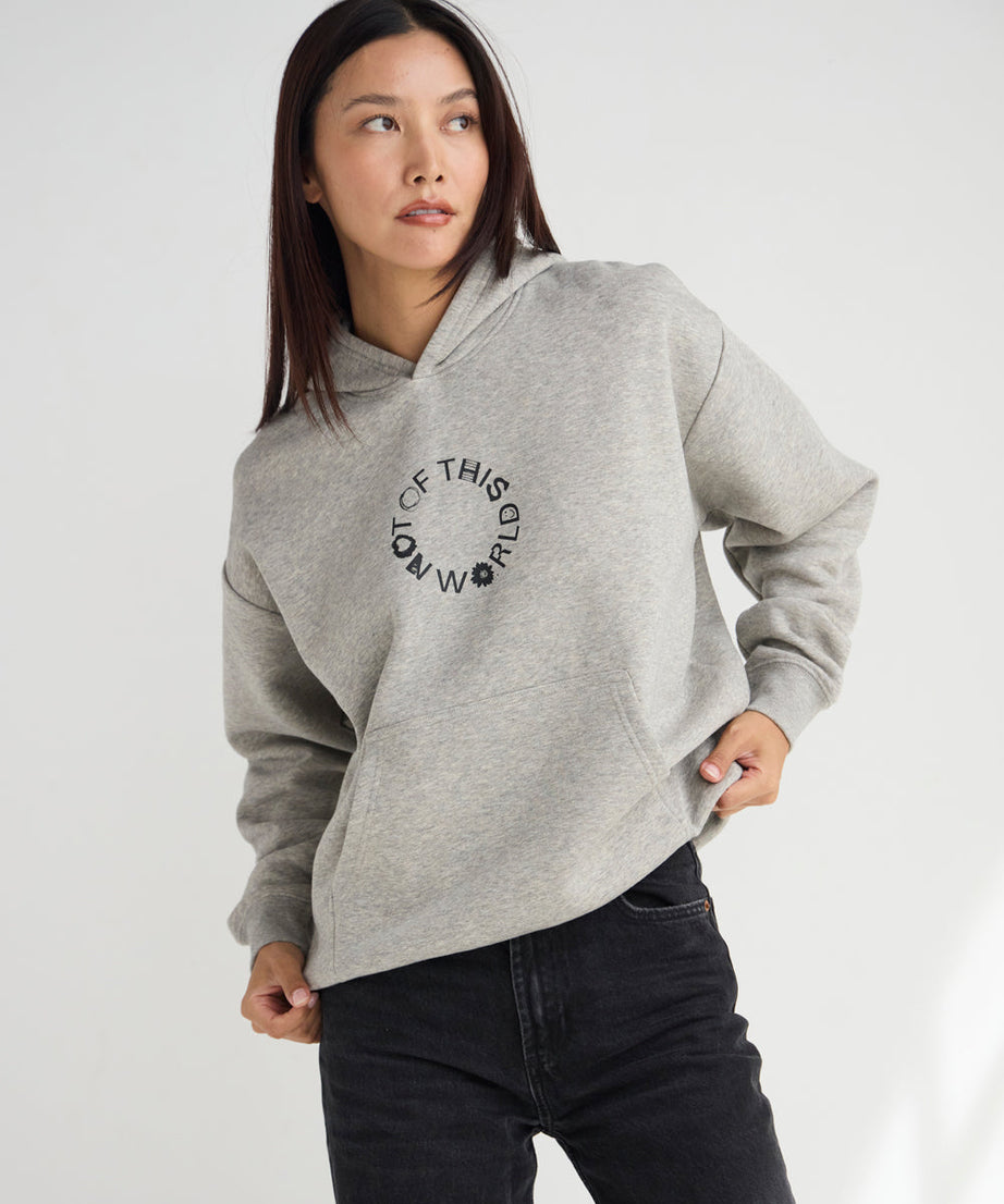 Not of This World Beige Unisex Hoodie