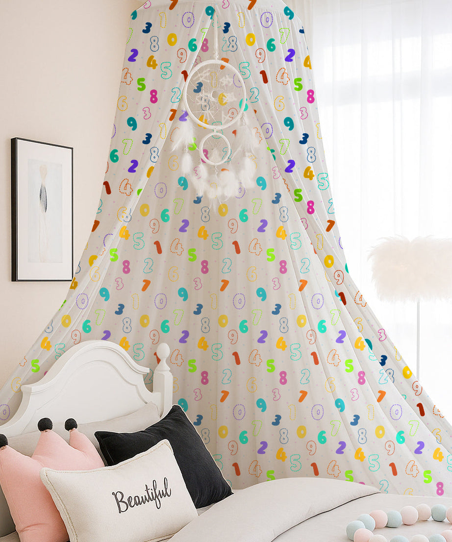 Numbers Printed Printed Canopy