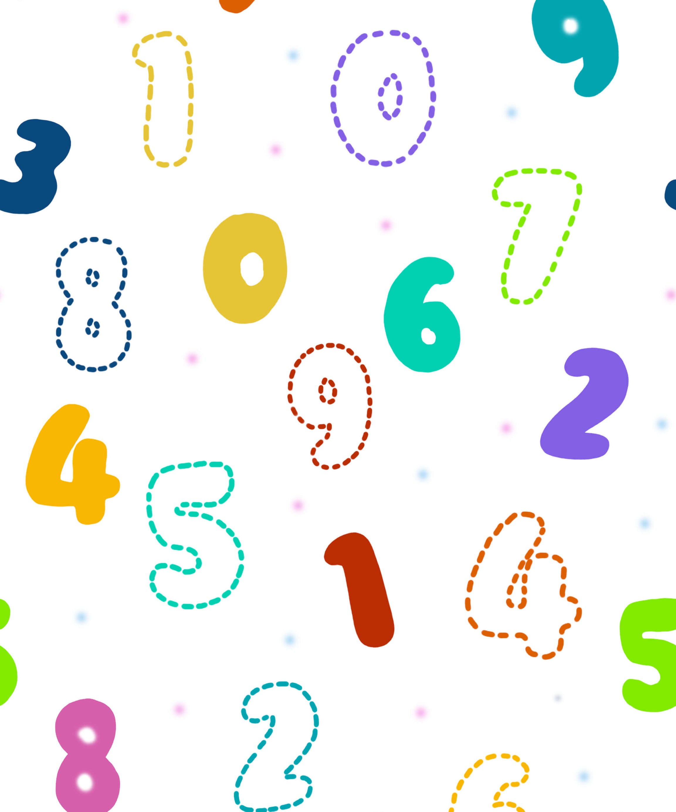 Numbers Printed Printed Canopy