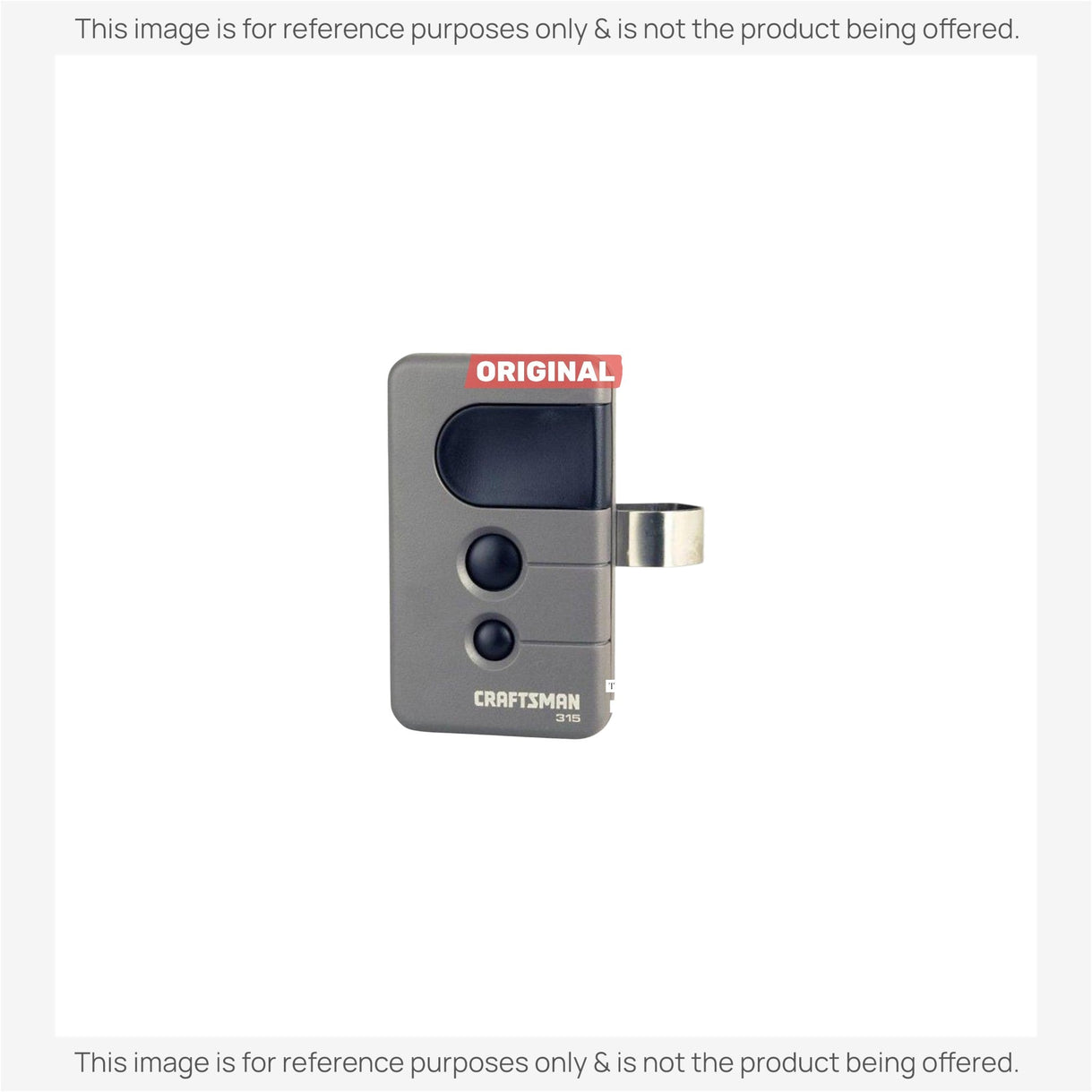 Substitute for Craftsman 139.18191 3-Button Visor 315 MHz Garage Door Opener Remote Control [375UT-3button]