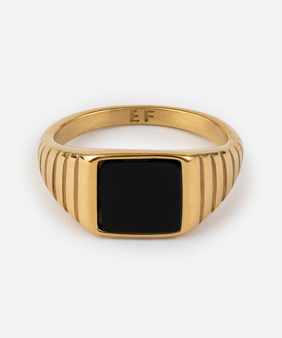 Onyx Signet Ring