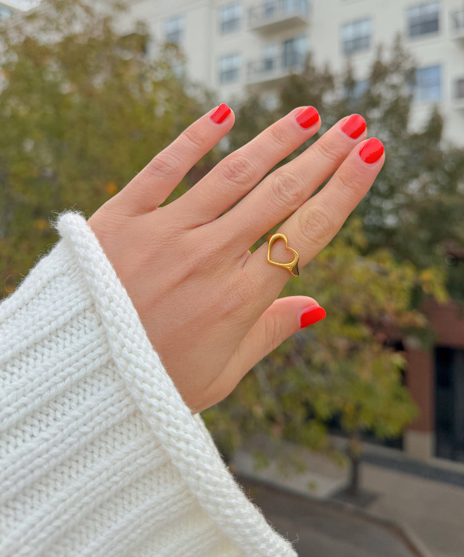 Open Heart Ring