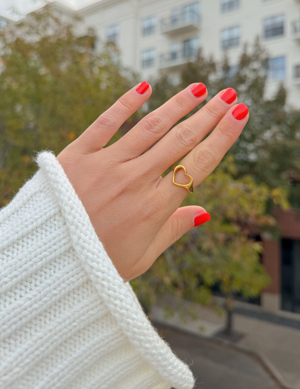 Open Heart Ring