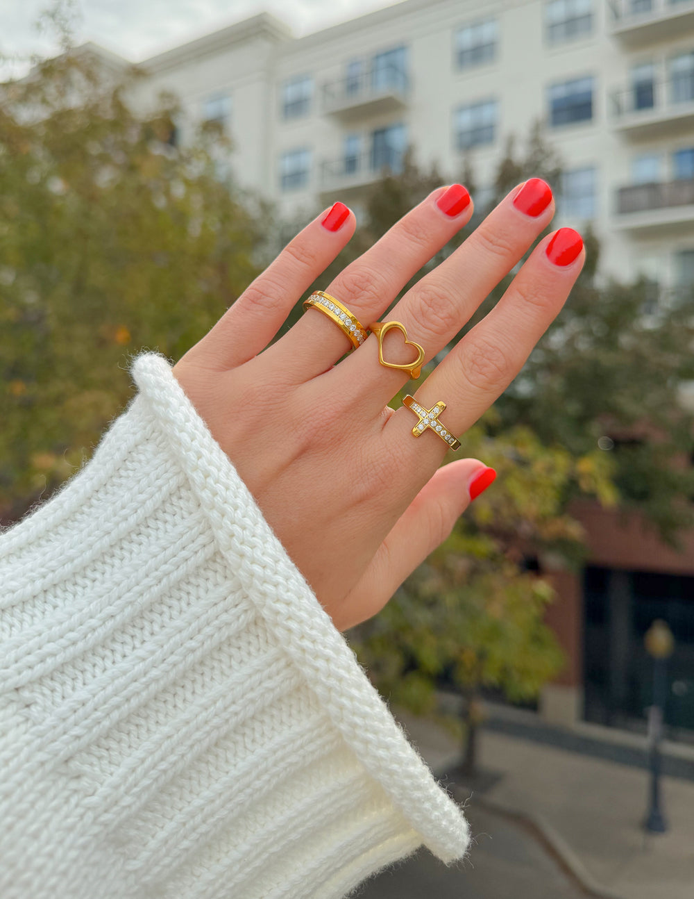 Open Heart Ring