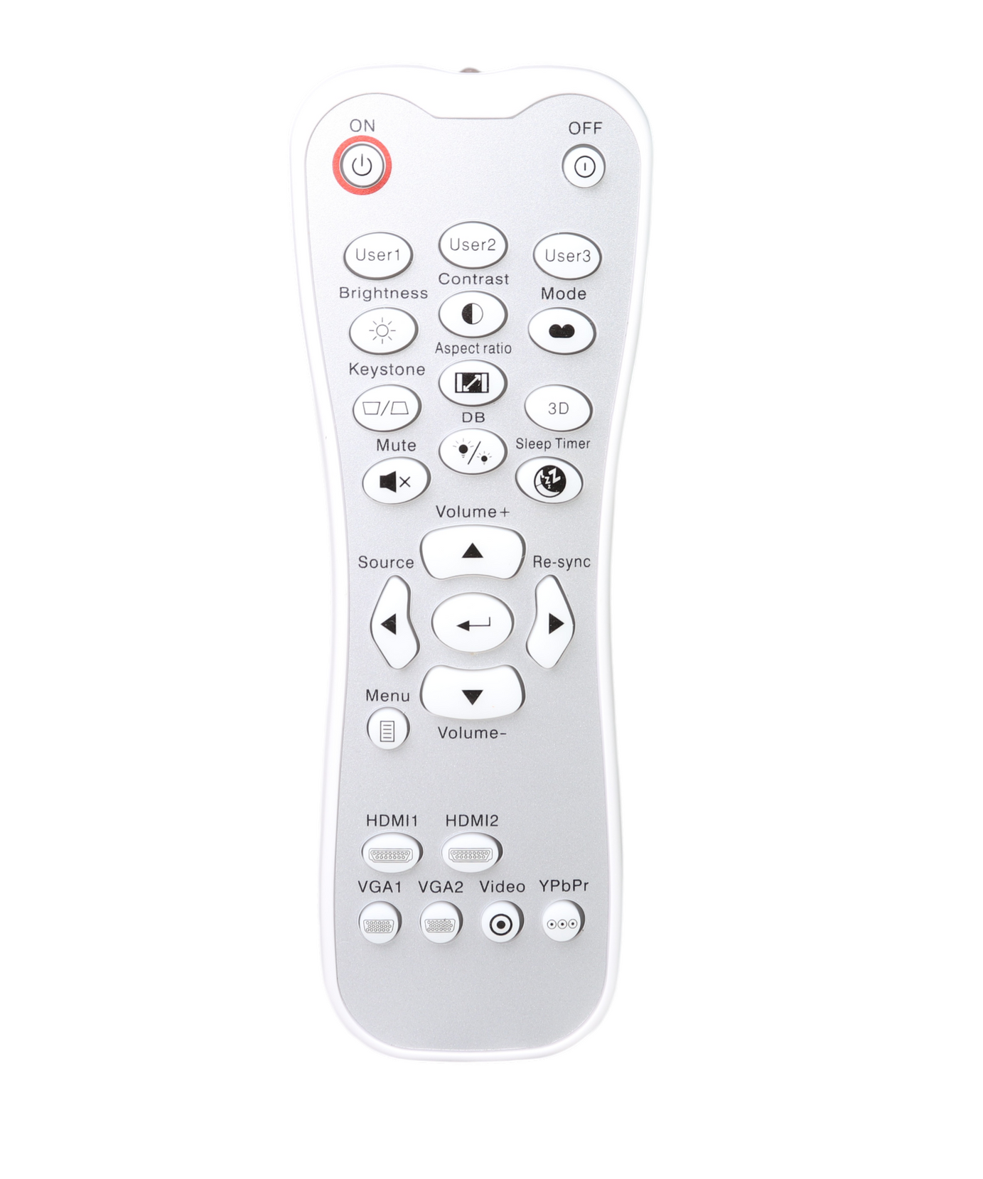 Optoma BR-3001B Projector Remote Control with Backlight - BR-3001B