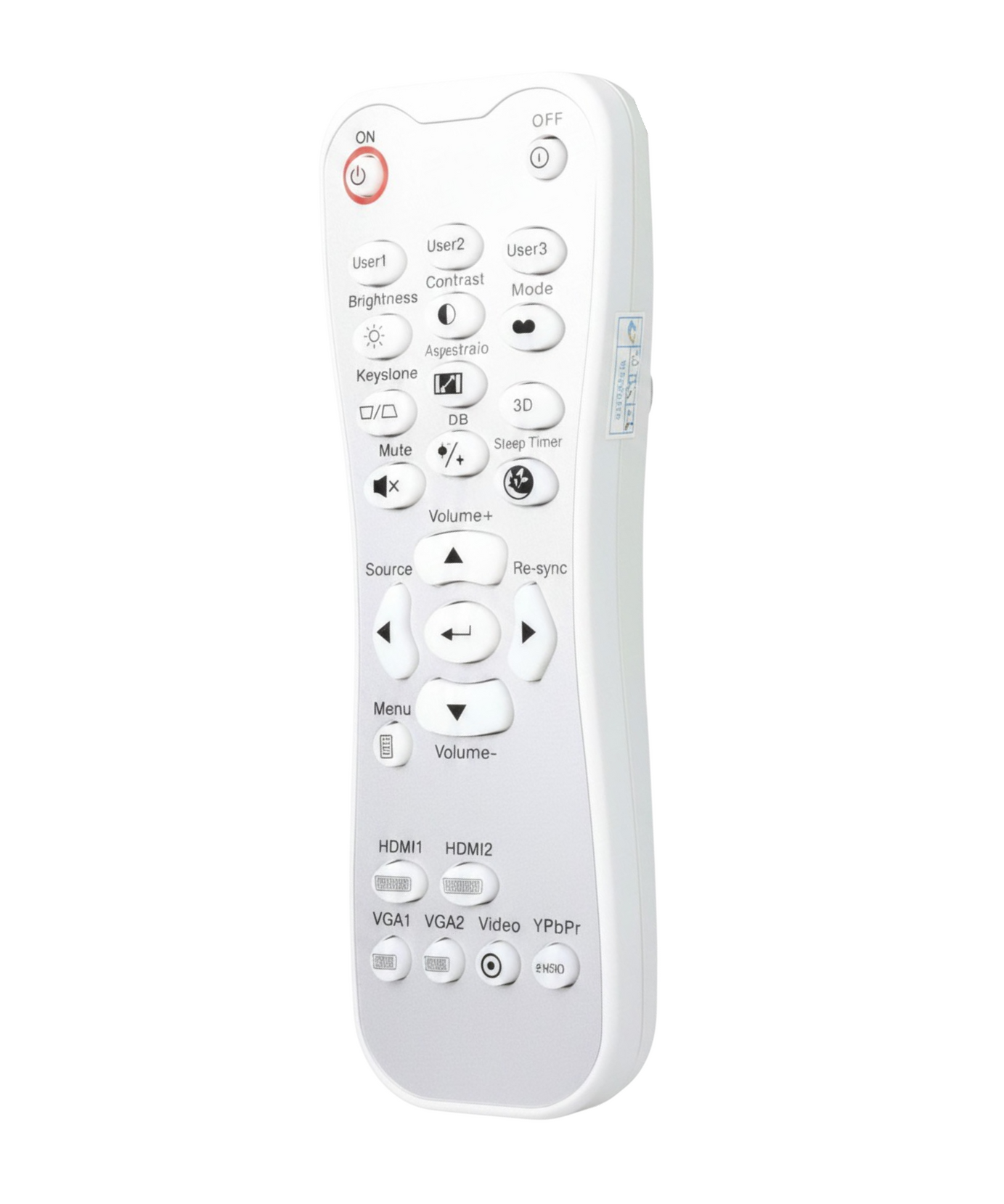 Optoma BR-3001B Projector Remote Control with Backlight - BR-3001B