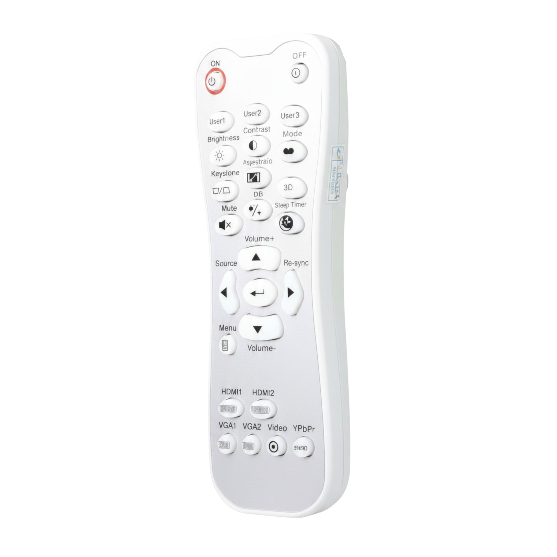 Optoma BR-3001B Projector Remote Control with Backlight - BR-3001B