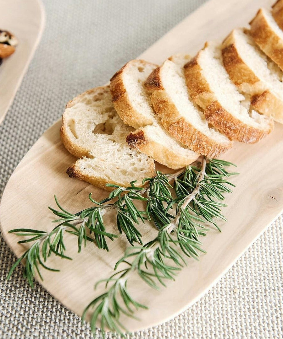 Organic Wooden Rectangle Bread Platter