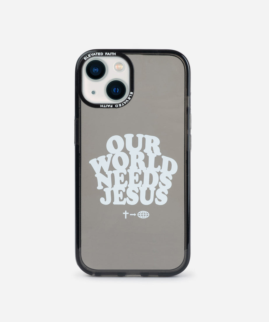 Unsere Welt braucht Jesus Handyhülle