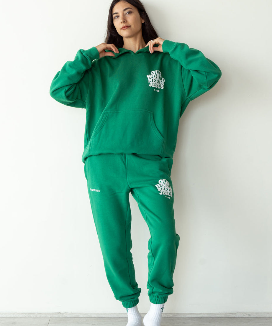 Our World Needs Jesus Unisex Sweatpant