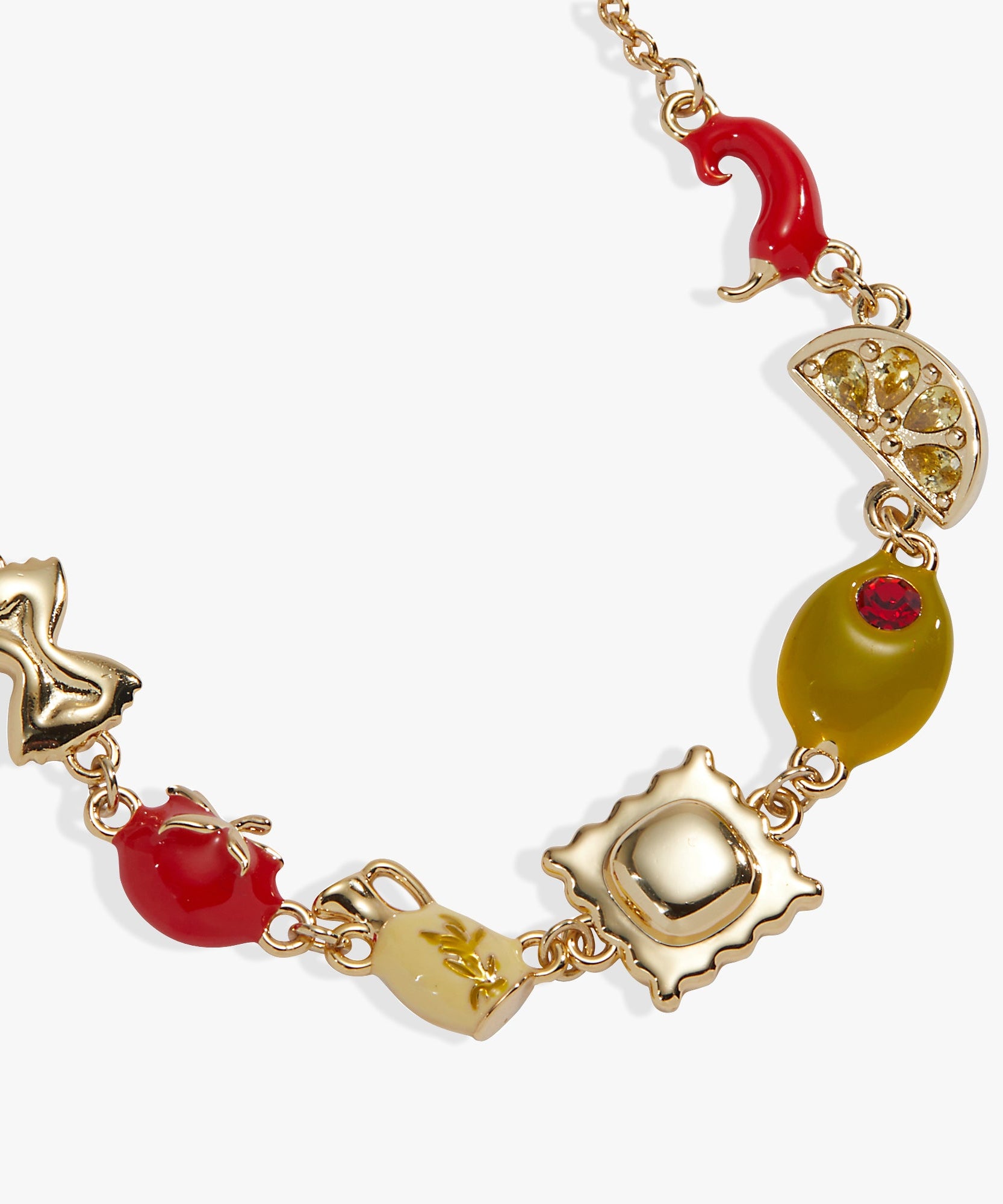 Pasta Girl Linear Bracelet