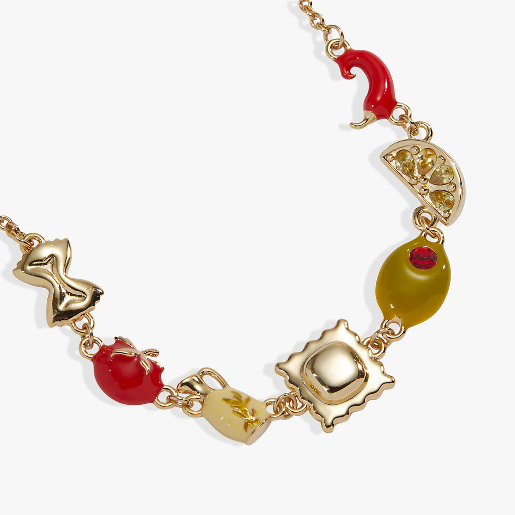 Pasta Girl Linear Bracelet