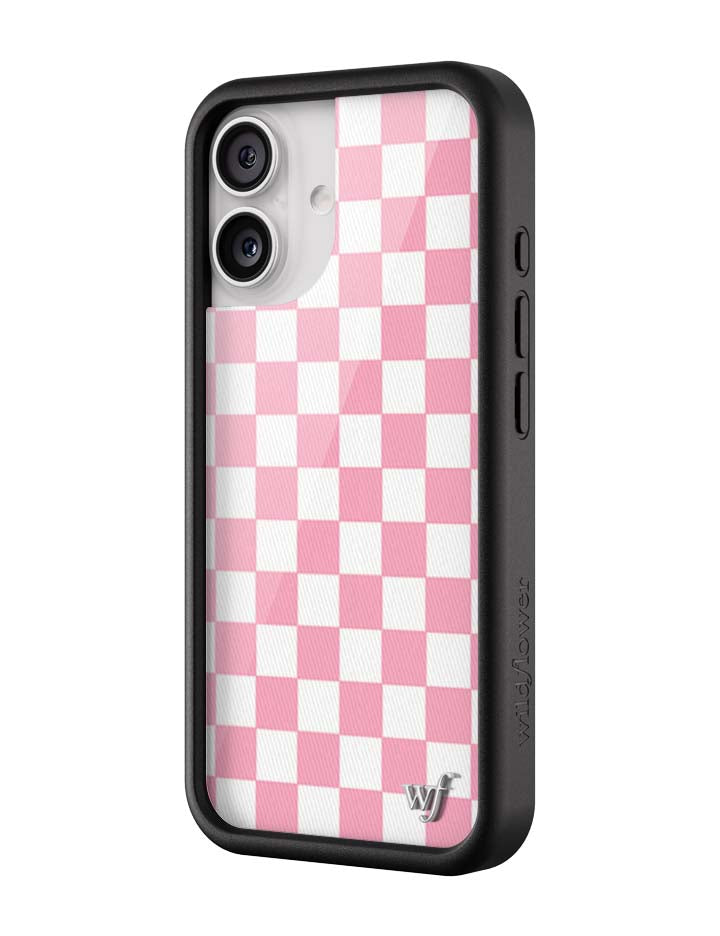 Checkers | Pink iPhone Case