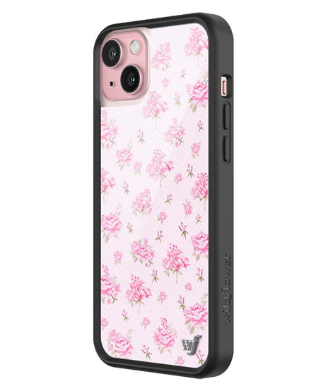 Forget Me Not Floral | Pink iPhone Case