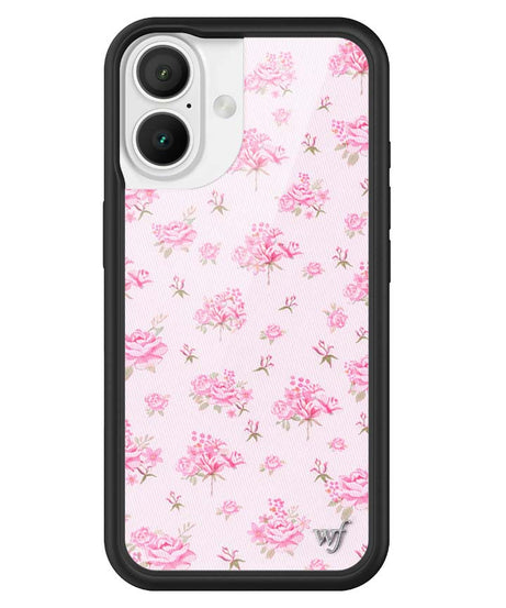 Forget Me Not Floral | Pink iPhone Case