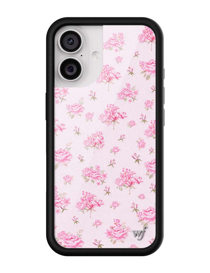 Forget Me Not Floral | Pink iPhone Case