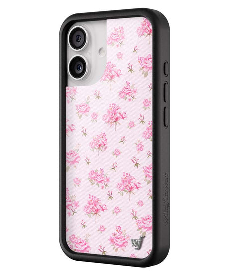 Forget Me Not Floral | Pink iPhone Case